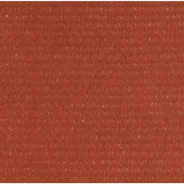 Sonnensegel 160 g/m² Rechteckig Terrakottarot 3,5x4,5 m HDPE