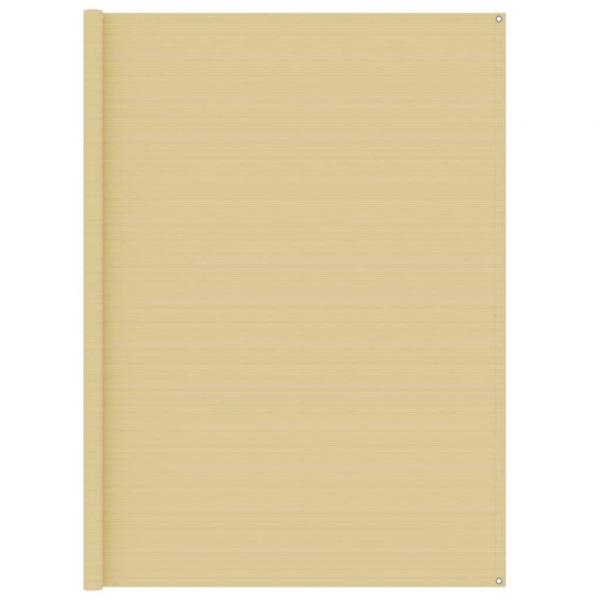 ARDEBO.de - Zeltteppich Beige 250x250 cm HDPE
