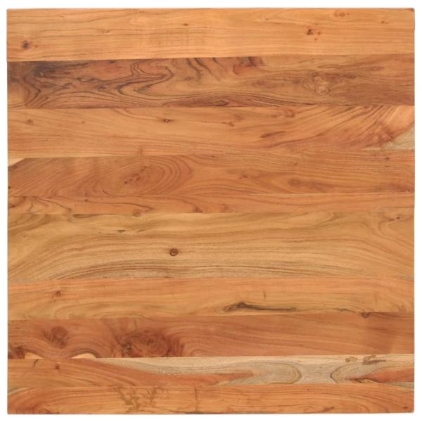 ARDEBO.de - Tischplatte 80x80x3,8 cm Quadratisch Massivholz Akazie
