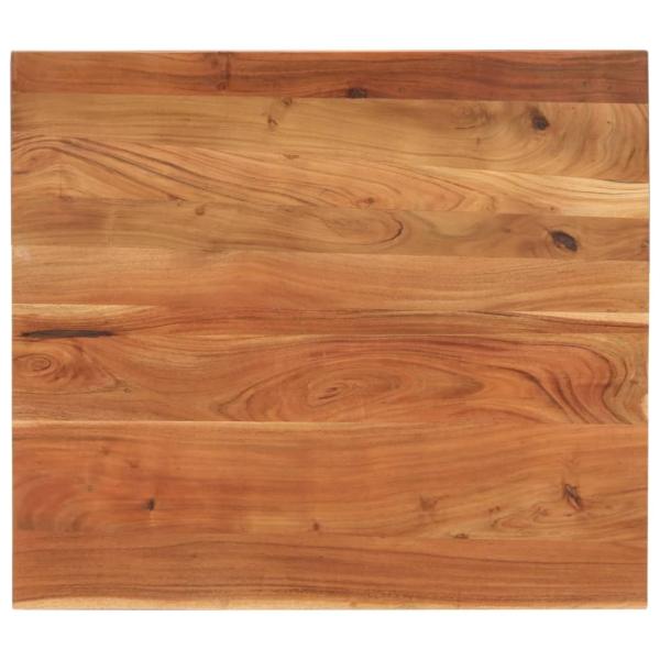 ARDEBO.de - Tischplatte 100x80x2,5 cm Rechteckig Massivholz Akazie