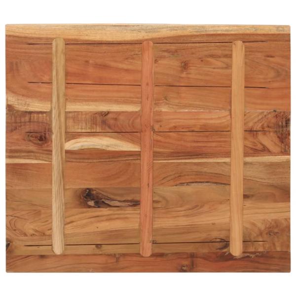 Tischplatte 100x80x2,5 cm Rechteckig Massivholz Akazie