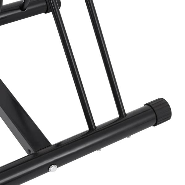 Fahrradständer für 2 Fahrräder Freistehend Stahl