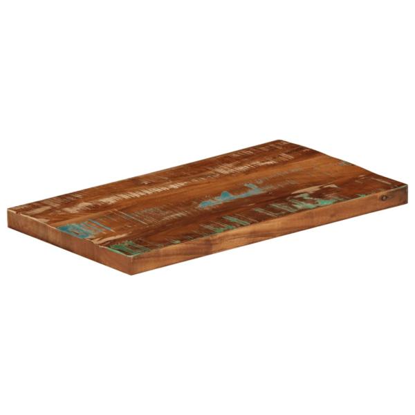 ARDEBO.de - Tischplatte 50x30x3,8 cm Rechteckig Altholz Massiv