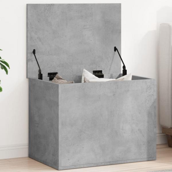 ARDEBO.de - Truhe Betongrau 60x42x46 cm Holzwerkstoff