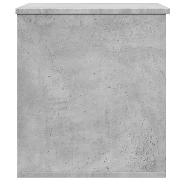 Truhe Betongrau 60x42x46 cm Holzwerkstoff