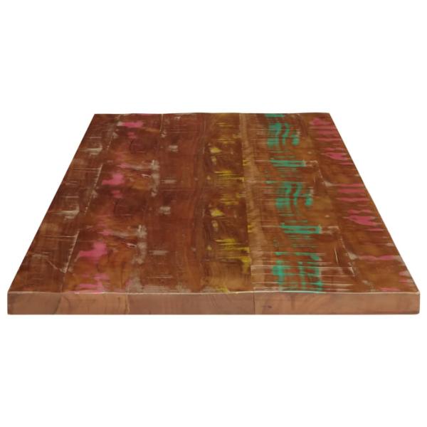 Tischplatte 120x70x2,5 cm Rechteckig Altholz Massiv