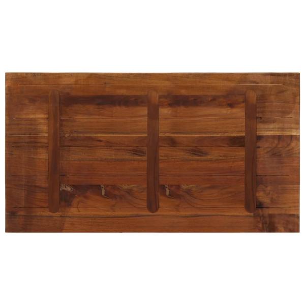 Tischplatte 120x70x2,5 cm Rechteckig Altholz Massiv
