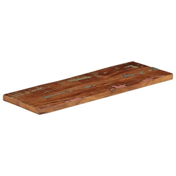 ARDEBO.de - Tischplatte 90x40x3,8 cm Rechteckig Altholz Massiv