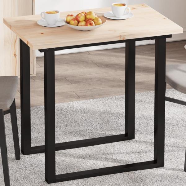 ARDEBO.de - Tischplatte 80x50x2,5 cm Rechteckig Massivholz Kiefer