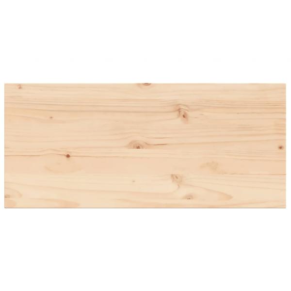 Tischplatte 100x50x2,5 cm Rechteckig Massivholz Kiefer