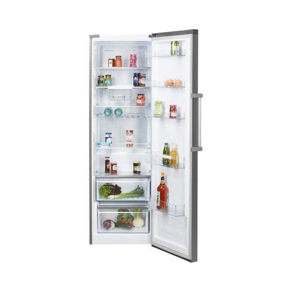 Hisense RL481N4BIE Stand Kühlschrank ohne Gefrierfach, 59,5 cm breit, 370 L, SuperCool, Fresh Crisper, Multi Air Flow, Fresher Crisper, Premium Inox