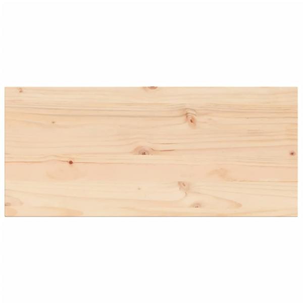 Tischplatte 90x40x1,7 cm Rechteckig Massivholz Kiefer
