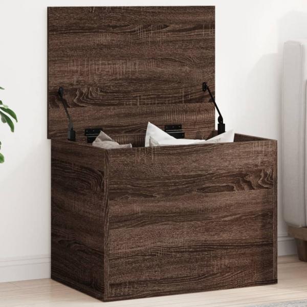 ARDEBO.de - Truhe Braun Eichen-Optik 60x42x46 cm Holzwerkstoff