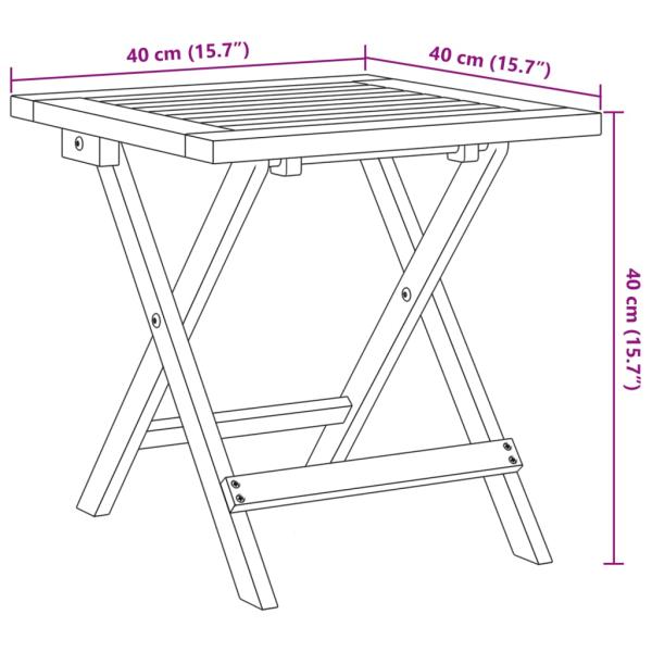Sonnenliegen 2 Stk. mit Tisch Rot Massivholz Akazie