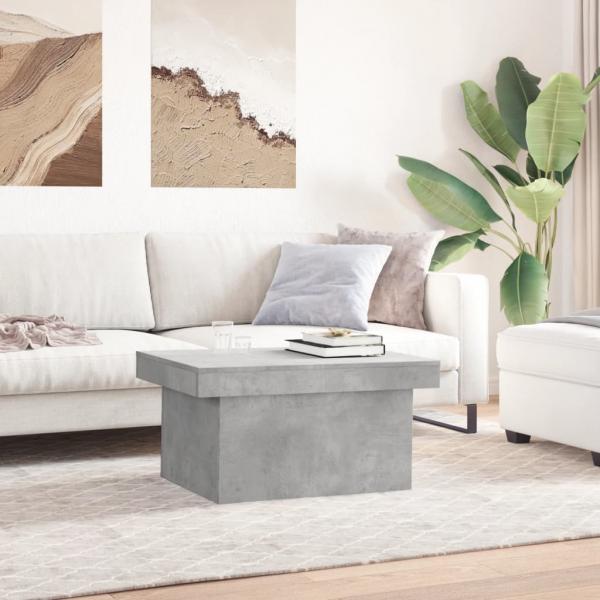 Couchtisch Betongrau 80x55x40 cm Holzwerkstoff