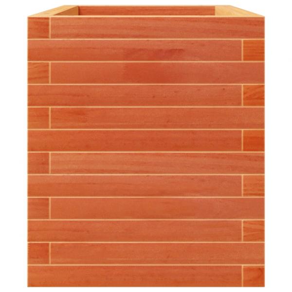 Pflanzkübel Wachsbraun 70x40x49,5 cm Massivholz Kiefer