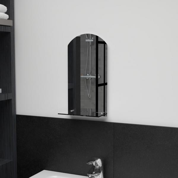 ARDEBO.de - Wandspiegel mit Regal 20×40 cm Hartglas