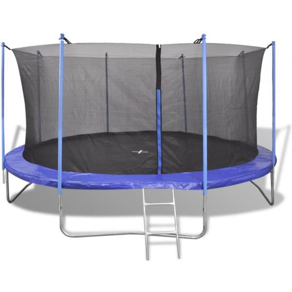 ARDEBO.de - 5-tlg. Trampolin-Set 3,96 m