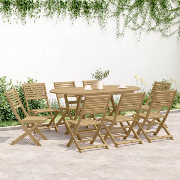 Gartenstühle 8 Stk. Klappbar 48,5x61,5x87 cm Massivholz Akazie
