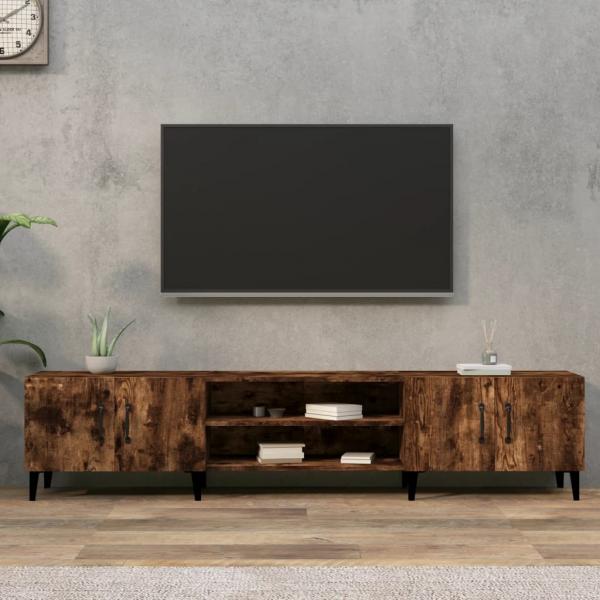 ARDEBO.de - TV-Schrank Räuchereiche 180x31,5x40 cm Holzwerkstoff