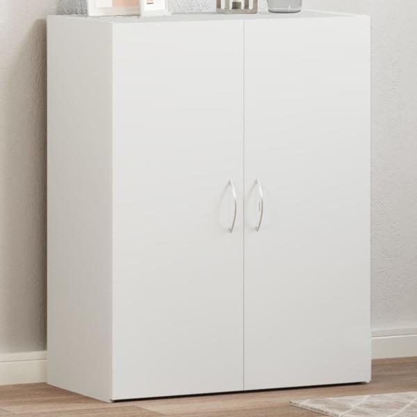 ARDEBO.de - Aktenschrank Weiß 60x32x77,5 cm Holzwerkstoff