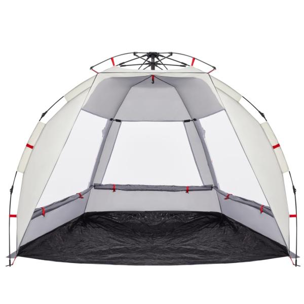 Strandzelt 2 Personen Grau Quick Release Wasserdicht