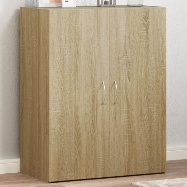 ARDEBO.de - Aktenschrank Sonoma-Eiche 60x32x77,5 cm Holzwerkstoff