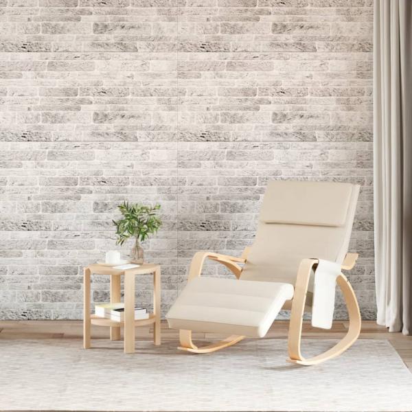 ARDEBO.de - 3D-Wandpaneele 10 Stk. Hellgrau 100x50 cm EPS