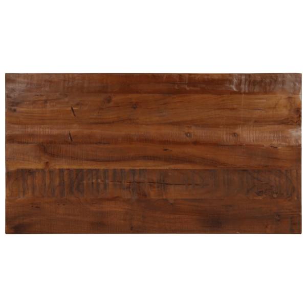 ARDEBO.de - Tischplatte 100x50x2,5 cm Rechteckig Altholz Massiv