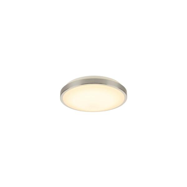 ARDEBO.de SLV MARONA Decken- und Wandleuchte, LED, 3000K, rund, aluminium gebürstet (155156)