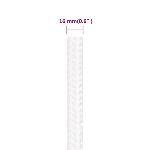 Bootsseil Weiß 16 mm 250 m Polypropylen