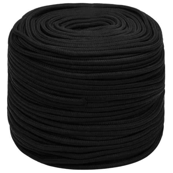 Arbeitsseil Schwarz 8 mm 500 m Polyester