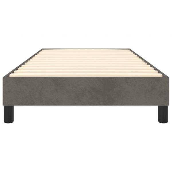 Bettgestell Dunkelgrau 90x190 cm Samt
