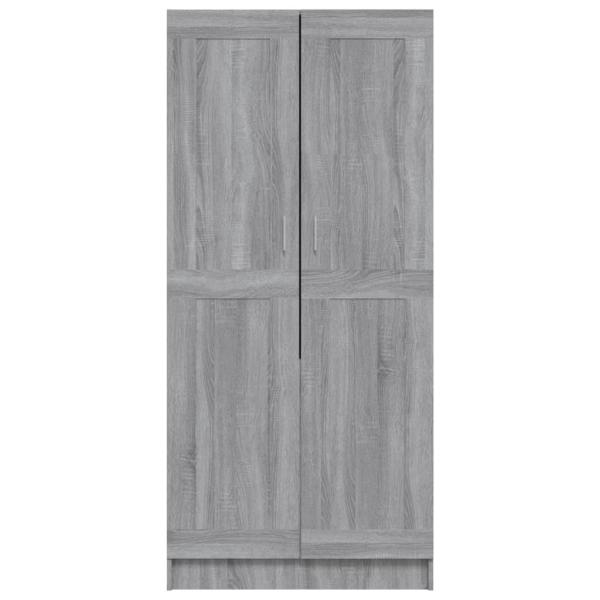 Kleiderschrank Grau Sonoma 82,5x51,5x180 cm Holzwerkstoff
