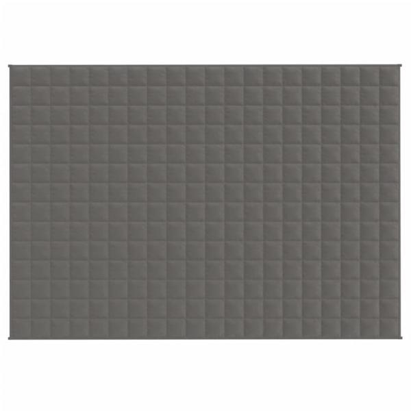 Gewichtsdecke Grau 138x200 cm 6 kg Stoff