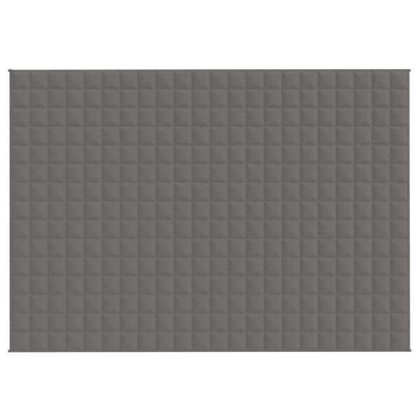 Gewichtsdecke Grau 155x220 cm 11 kg Stoff