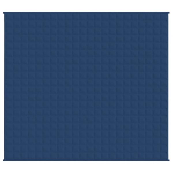 Gewichtsdecke Blau 220x235 cm 11 kg Stoff