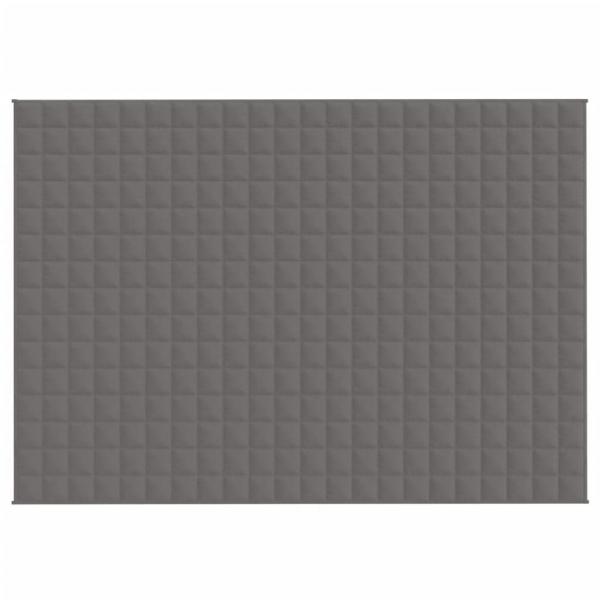 Gewichtsdecke Grau 155x220 cm 7 kg Stoff