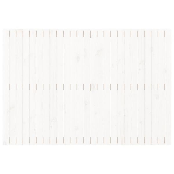 Wand-Kopfteil Weiß 159,5x3x110 cm Massivholz Kiefer