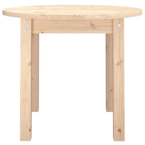 Couchtisch Ø 55x45 cm Massivholz Kiefer