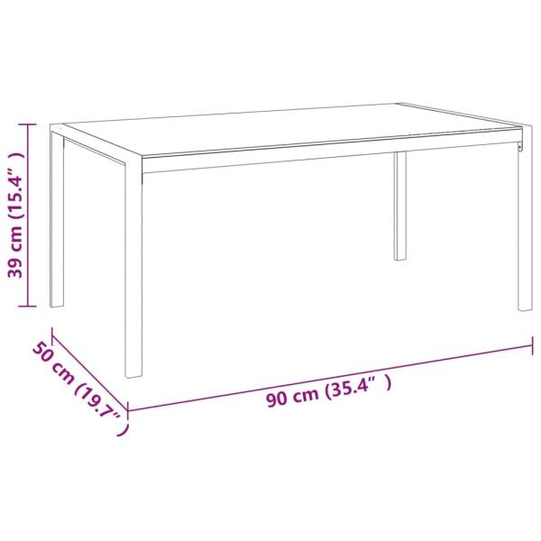 ARDEBO.de - 4-tlg. Garten-Lounge-Set mit Kissen Schwarz Stahl