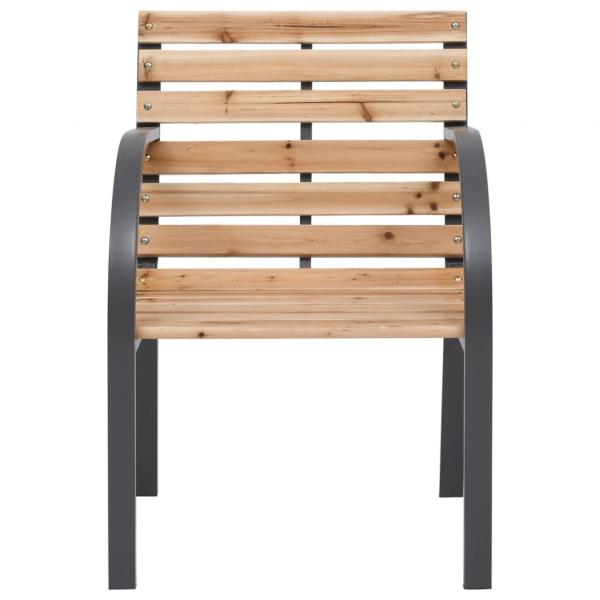 ARDEBO.de - Gartenstühle 2 Stk. Massivholz Tanne