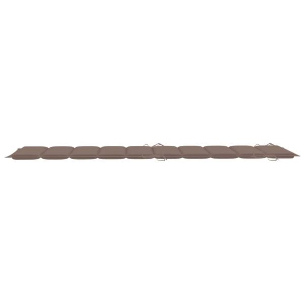 Schaukelliege mit Auflage Massivholz Teak