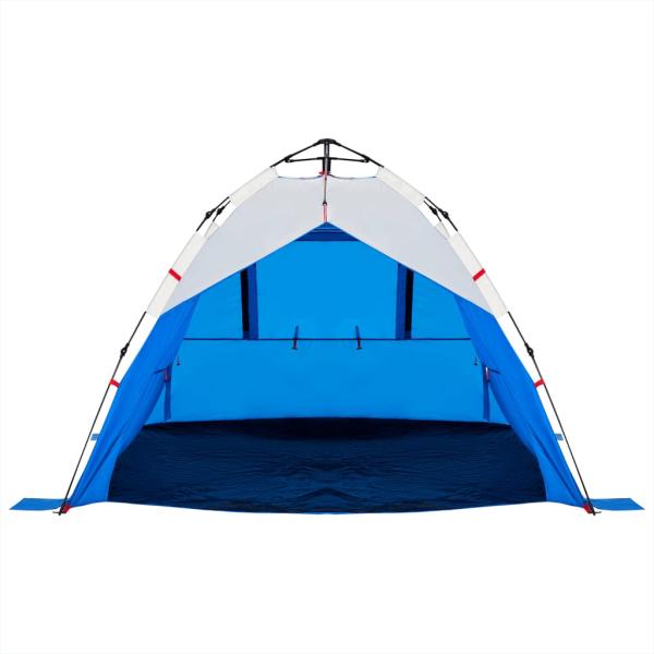 Strandzelt 3 Personen Azurblau Quick Release Wasserdicht