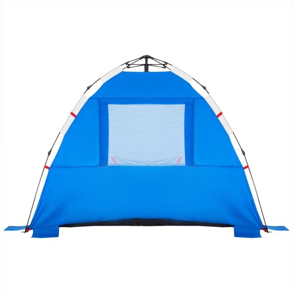 Strandzelt 3 Personen Azurblau Quick Release Wasserdicht