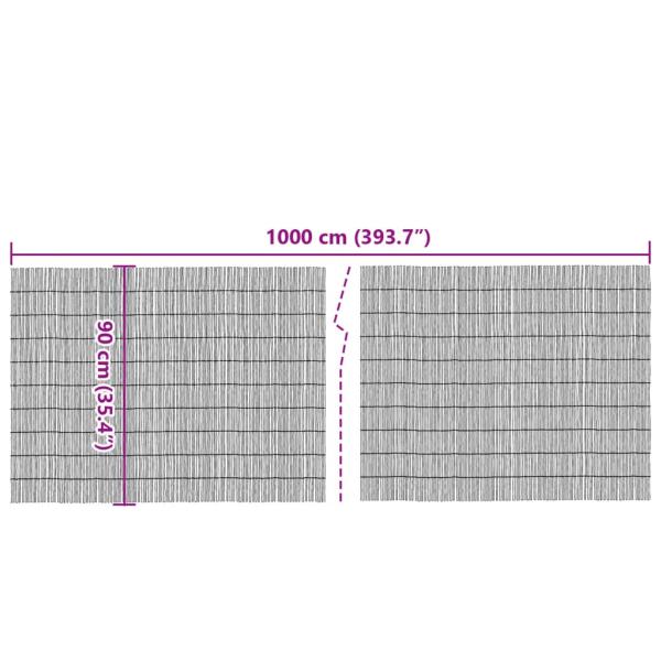 Gartenzaun 1000x90 cm Schilf