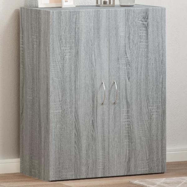 ARDEBO.de - Aktenschrank Grau Sonoma 60x32x77,5 cm Holzwerkstoff