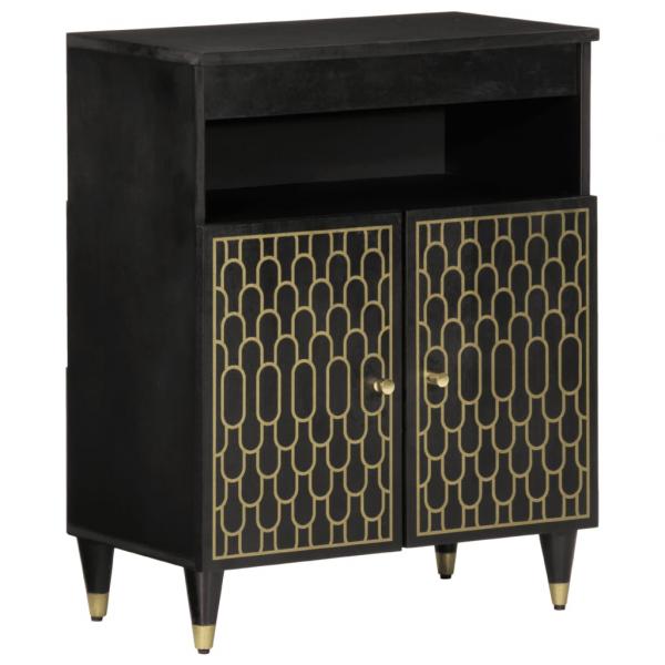 ARDEBO.de - Beistellschrank 60x33x75 cm Massivholz Mango