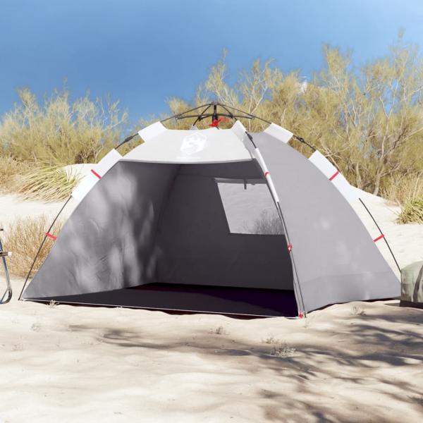 ARDEBO.de - Strandzelt 2 Personen Grau Quick Release Wasserdicht