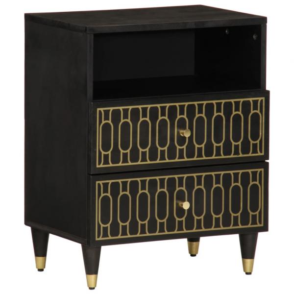 ARDEBO.de - Nachttisch 50x33x60 cm Massivholz Mango